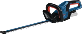 Akumulatorowy sekator do żywopłotów Bosch GHE 18V-50, ergonomiczny uchwyt.