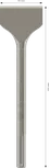 Dłuto łopatkowe Bosch PRO SDS max-4C 80 x 300 mm.