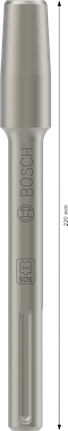 Uchwyt narzędziowy Bosch PRO SDS max 220 mm do młotów udarowo-obrotowych.