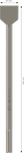 Dłuto łopatkowe Bosch PRO SDS max-4C 50x400 mm.