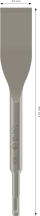 Dłuto do glazury Bosch PRO SDS plus-5C, 40 x 260 mm.