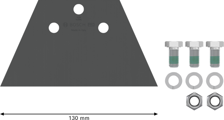 Zestaw zamienny do skrobaka podłogowego Bosch PRO SDS plus 130 mm.