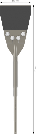 Skrobak podłogowy Bosch PRO SDS max, ostrze 152 x 635 mm.