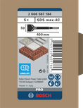 Dłuto łopatkowe Bosch SDS max-4C 50×400 mm 5 szt.