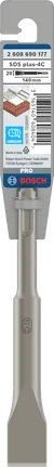 Dłuto płaskie Bosch SDS plus-4C 20×140mm.