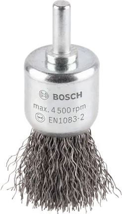 Szczotka czołowa Bosch PRO Metal Clean z prostym trzonkiem 25 mm.