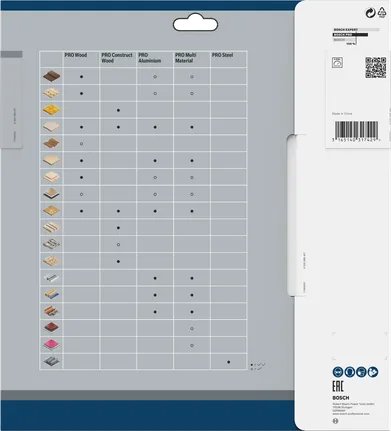 Tarcza tnąca do drewna Bosch PRO Wood 254 x 2,8 x 30 mm T60.