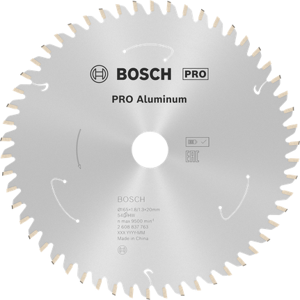 Tarcza tnąca Bosch PRO Aluminium, 54 zęby.