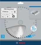 Akumulatorowa tarcza tnąca do pilarki tarczowej Bosch PRO Aluminium 184 mm.