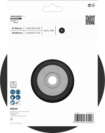 Tarcza oporowa Bosch PRO miękka 180 mm.