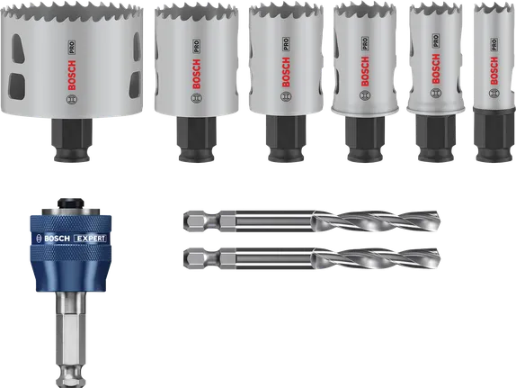 Zestaw pił otwornic Bosch PRO Multi Material PC Plus, 9 szt.