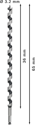 Świder do drewna Bosch PRO 18 x 385 x 450 mm.