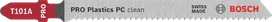 Brzeszczot do wyrzynarki Bosch PRO Plastics PC clean T101A.