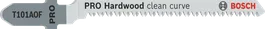 Brzeszczot do wyrzynarki Bosch PRO Hardwood clean curve T101AOF.