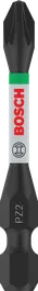 Wiertło udarowe Bosch PRO Pozidriv PZ2 55 mm, jednoczęściowe.