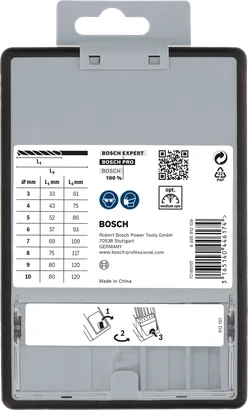 Zestaw wierteł Bosch PRO Wood Brad Point 8 szt.