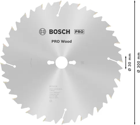 Tarcza pilarska Bosch PRO Wood 300 mm do precyzyjnego cięcia drewna.