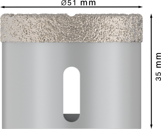 Wiertło wiertnicze Bosch PRO Ceramic na sucho 51x35mm X-Lock.