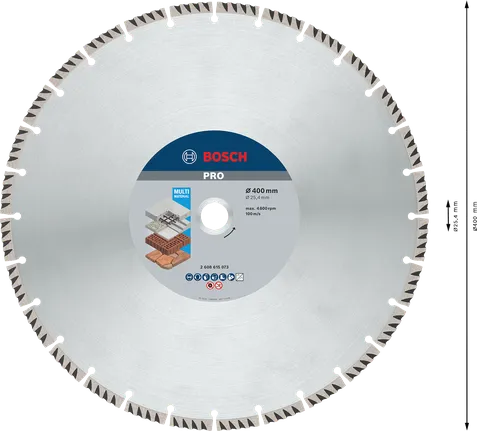 Tarcza diamentowa Bosch PRO Multi Material 400 mm.