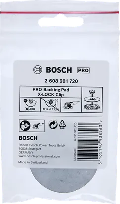 Tarcza oporowa Bosch PRO z klipsem X-Lock.