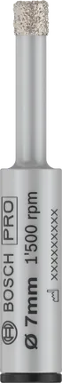 Wiertło ceramiczne Bosch PRO Ceramic 7 mm do precyzyjnego wiercenia w płytkach.