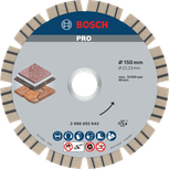 Tarcza diamentowa Bosch PRO Stone 150 mm do cięcia kamienia.