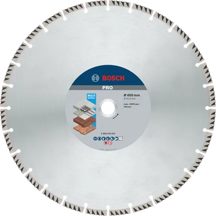 Tarcza diamentowa Bosch PRO Multi Material 400 mm do cięcia.