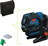 Narzędzie poziomujące z zielonym laserem Bosch GCL 12V-50.