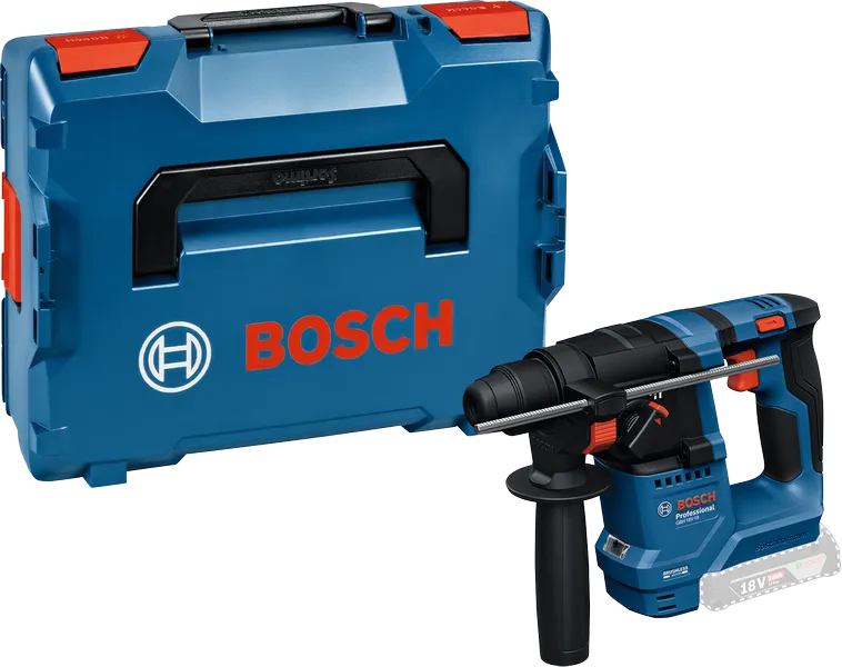 Młotowiertarka Bosch GBH 18V-18 z walizką transportową.