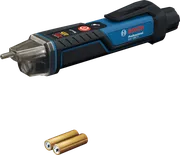 Próbnik napięcia Bosch GVD 1000-1 z dwiema bateriami AAA.