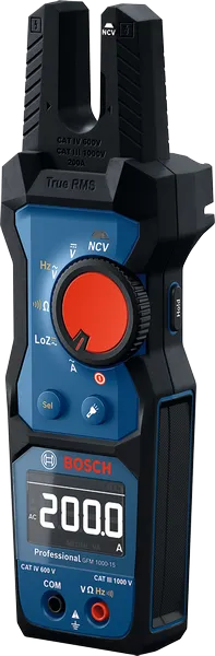 Miernik widełkowy Bosch GFM 1000-15 do pomiarów elektrycznych.