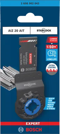 Ostrze Bosch Expert AIZ 20 AIT MetalMax 3/4″ do cięcia wgłębnego.