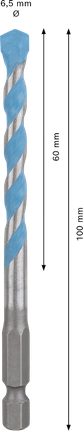 Wiertło wielofunkcyjne Bosch EXPERT HEX-9 6,5 mm.