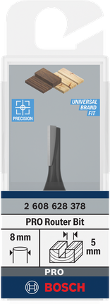 Frez prosty Bosch PRO 5×12,7 mm.