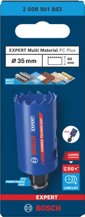 Piła otwornica Bosch EXPERT Multi Material 35×60 mm.