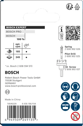 Piła otwornica Bosch EXPERT do blachy 65 x 5 mm.