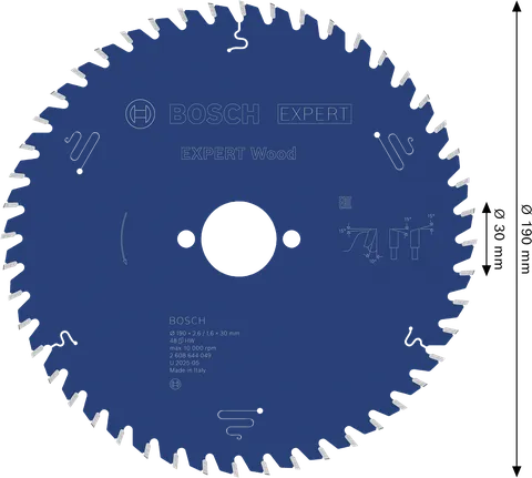 Tarcza pilarska Bosch EXPERT Wood 190 mm do drewna.