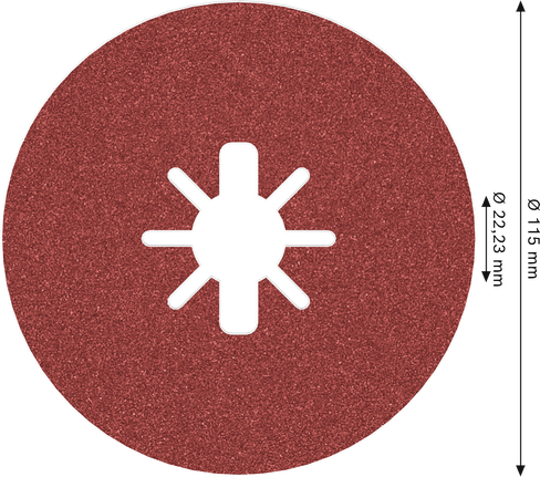 Tarcza fibrowa Bosch PRO R780 X-Lock 115 mm G100.
