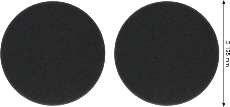Gąbki polerskie Bosch 125 mm, zestaw 2 szt.
