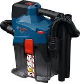 Odkurzacz akumulatorowy Bosch GAS18V-6LS z wężem.