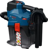 Odkurzacz akumulatorowy Bosch GAS18V-6LS z wężem.