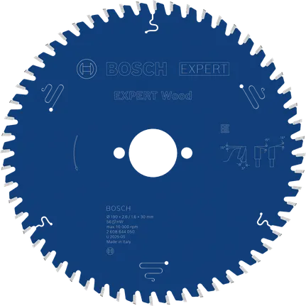 Tarcza pilarska Bosch EXPERT Wood 190 mm do precyzyjnego cięcia drewna.