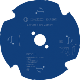 Tarcza tnąca Bosch EXPERT Fibre Cement do włóknocementu.