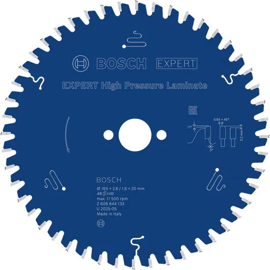 Tarcza tnąca Bosch EXPERT do laminatów wysokociśnieniowych.