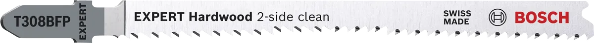 Brzeszczot do wyrzynarki Bosch EXPERT Hardwood, dwustronnie czyszczący T308BFP.