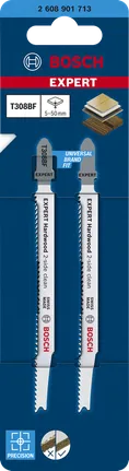 Zestaw brzeszczotów do wyrzynarki Bosch EXPERT Hardwood 2-side clean T308BF.
