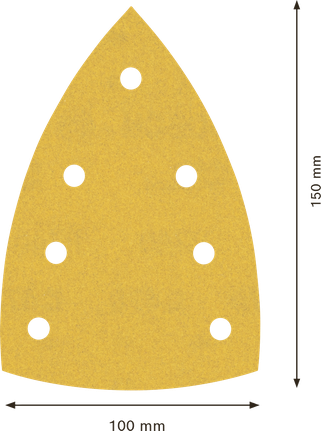 Papier ścierny Bosch EXPERT C470 100x150mm G240 7-otworowy.