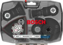 Zestaw ostrzy renowacyjnych Bosch , 8 szt., w plastikowym opakowaniu.