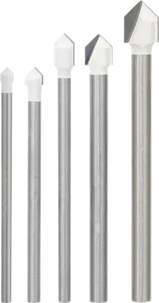 Zestaw wierteł do glazury Bosch Professional z końcówkami diamentowymi.