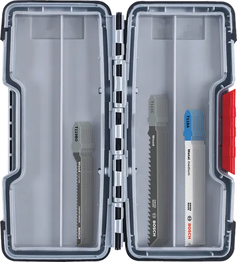 Zestaw brzeszczotów do wyrzynarki Bosch , 30 elementów, do drewna i metalu.